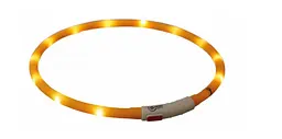 Нашийник Trixie світиться XS-XL 1x70 см помаранчевий 12646 - мініатюра 2