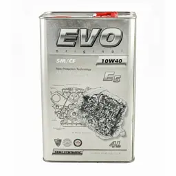 Моторна олива EVO E5 10W-40 SM/CF 4L (E5 4L 10W-40) - мініатюра 2
