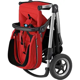 Детская коляска Thule Sleek Aluminum/Energy Red [11000004] [107623] - мініатюра 4