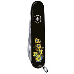 Ніж Victorinox Spartan Ukraine 91мм 12функ чорн Квіти - мініатюра 4