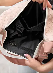 Жіноча сумка Sambag Bag-glove пудрова 50 х 28 х 5 см (53400066) - мініатюра 8