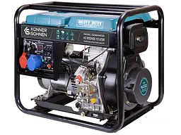 Konner & Sohnen Генератор дизельний KS 8100HDE-1/3 ATSR (EURO V), 230/400В, 5.5/6.0кВт, передстартовий підігрів, вихід ATS, 117кг - мініатюра 6
