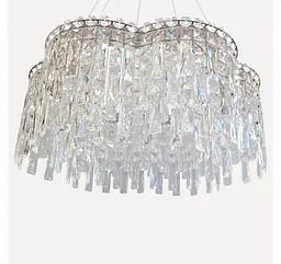 Підвісна світлодіодна кришталева люстра Artlight 8635/600CH, хром, 81 Вт, від 12-20 м² - мініатюра 4