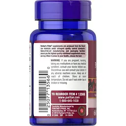 Диетическая добавка Puritan's Pride Pomegranate Extract 250 мг 60 капсул - миниатюра 3