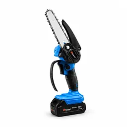 Акумуляторна ланцюгова міні-пилка DOMOTEC CHAIN SAW 6″ 68V 8Ah для обрізання гілок - мініатюра 2