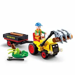 Конструктор Town Трактор з причепом, M38-B0777, 110 деталей, 19x4.5x14.1 см - мініатюра 2