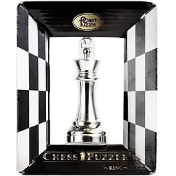 Головоломка Cast Puzzle Cast Chess King silver Шаховий Король 473686 - мініатюра 2