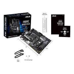 Материнcька плата PRIME B450-PLUS sAM4 B450 2xDDR4 HDMI DVI ATX Asus teh0019036 - мініатюра 7