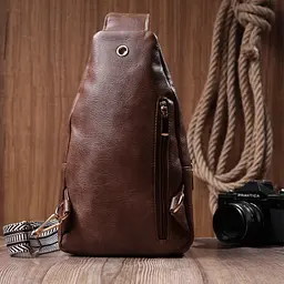 Зручна слінг сумка для жінок з екошкіри Vintage 18,5х29х8 см sum0026963 - мініатюра 10