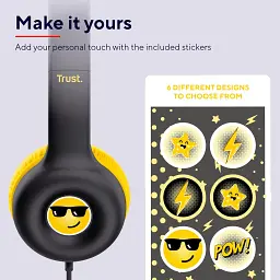 Навушники Trust Nouna Headphones mini-jack Mic чорні - мініатюра 6