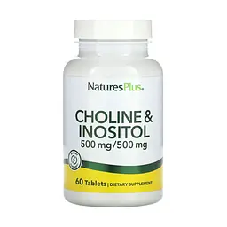 Інозитол 500 мг Nature's Plus (Choline & Inositol) - 60 таблеток