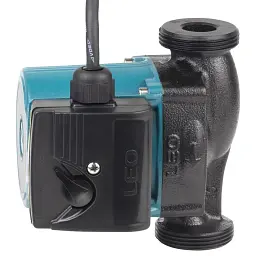 Насос циркуляційний 74Вт Hmax 4м Qmax 52л/хв Ø1½" 130мм+гайки Ø1" LEO 3.0 LRP25-40/130 (774413) - мініатюра 3