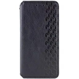 Шкіряний чохол-книжка GETMAN Cubic (PU) для Apple iPhone 12 Pro Max (6.7) Чорний