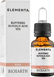 Сироватка для обличчя Bioearth Elementa Exfo Buffered Glycolic Acid 10% 15 мл - мініатюра 2