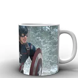 Кухоль GeekLand Captain America Стів Роджерс CA.02.008 330 мл білий - мініатюра 3