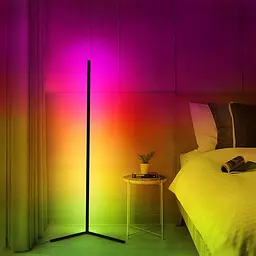Підлогова кутова LED лампа RGB Magic 1 Bluetooth USB with app Black - мініатюра 7
