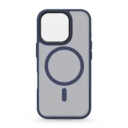 Чехол для Apple iPhone 16 Pro, Uniq MagCase, синий, противоударный, панель-накладка с MagSafe, ударопрочный TPU+PC, с магнитом MagSafe, поддержка полноценной беспроводной зарядки, ArmorStandart (ARM79507)