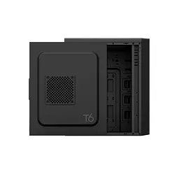 Zalman Корпус T6, без БЖ, 1xUSB3.0, 2xUSB2.0, 1x120mm Black fan, Perforated Side, ATX, Black - мініатюра 4
