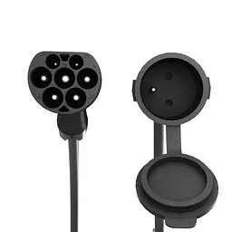 Перехідник EnerGenie для електромобіля Type 2 у євророзетку 16А (EV-T2MACF-3.7KW-0.5M) - мініатюра 2