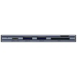 Мультипортовий адаптер USB Хаб Baseus Harmonica 5-in-1 HUB Adapter CAHUB-K0G Grey - мініатюра 2