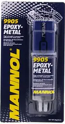 Клей епоксидний для металу MANNOL Epoxy Metall 30 г шприц 9905