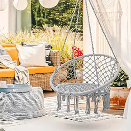Садова гойдалка-гамак GardenLine Grey - мініатюра 1