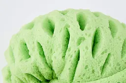 Губка для душу Suavipiel Aloes Aqua Power Soft Sponge зелена - мініатюра 4