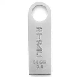 Флеш-накопичувач Hi-Rali Shuttle USB 3.0 Срібна серія - 64GB Срібний Epik teh0029236 - мініатюра 2