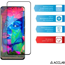 Скло захисне ACCLAB Full Glue Realme 12 4G Black (1283126598869) - мініатюра 5