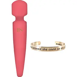 Вібратор Rianne S Bella Mini Wand Coral (SO3870) [167932]