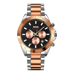 Наручний годинник чоловічий 9259RGBK Rose Gold-Black Skmei acs0029841