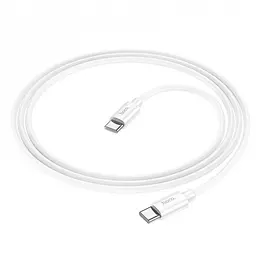 Зарядний кабель Hoco X87 Magic Silicone 60 W Type-C - Type-C білий 1 м