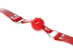 Кляп Ball Gag Red - Fetish Boss Series - мініатюра 7