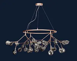 Люстра LED PETALS Levistella 918LP263-36 RS+BK - мініатюра 2