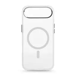 Чехол Apple iPhone 17 Air, Unit MagSafe, белый, прозрачный, MagSafe, противоударный, магнитный, панель-накладка с поддержкой MagSafe, с поддержкой беспроводной зарядки, TPU+PC, защита всего корпуса, ударопрочный, ArmorStandart (ARM88999)