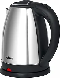 Електрочайник 1500Вт з нержавіючої сталі ROTEX RKT09-A  1,8л Металік/чорний - мініатюра 5