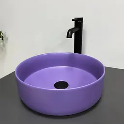 Умивальник VBI Prato lavender matt накладний VBI-011412, Синій