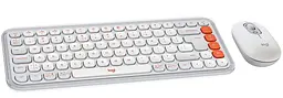 Комплект (Клавіатура та Миша) Logitech Pop Icon Combo (920-013141) Off-White