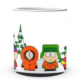 Кухоль GeekLand South Park Ерік Стен Кайл Кенні SP 02.36 330 мл білий - мініатюра 2