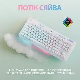 Клавіатура Logitech G713 TKL RGB GX Linear Off-White (920-010678) [81163] - мініатюра 10
