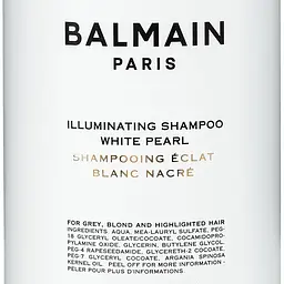 Срібний шампунь Balmain Illuminating Shampoo White Pearl для блонду 300 мл - мініатюра 4