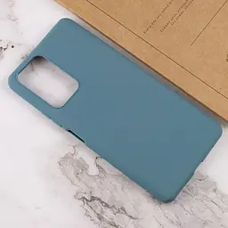 Силіконовий чохол Candy для Xiaomi Poco M5 Синій / Powder Blue - мініатюра 4