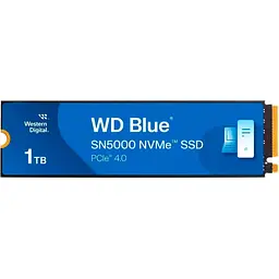 Накопичувач SSD Western Digital m.2 NVMe 1TB WD Blue SN5000 PCIe 4.0х4 (WDS100T4B0E-00CNZ0)