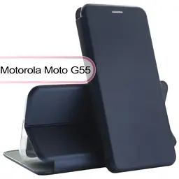 Чохол до мобільного телефона BeCover Exclusive Motorola Moto G55 Deep Blue (713520)
