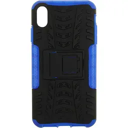 Чохол-накладка Toto Dazzle Kickstand 2 in 1 Case Apple iPhone XS Max Blue - мініатюра 4