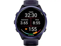 Смарт-годинник Garmin Forerunner 570 47mm Indigo Aluminium w. Translucent Imperial Purple/Indigo Band (010-02971-02) - мініатюра 8
