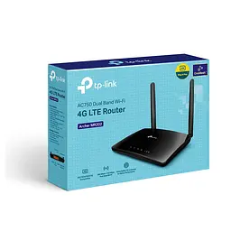 4G/3G WiFi роутер TP-Link MR202 під SIM, 2,4/5ГГц, LTE до 300 мбіт/с, антенний роз'єм MIMO, усі оператори 3G/4G - мініатюра 6