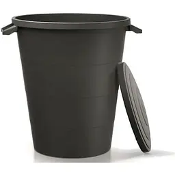 Бак для сміття Prosperplast Smooth 120 л чорний - мініатюра 2