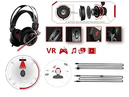 Навушники 1MORE Spearhead VRX Gaming Mic Black (H1006) - мініатюра 6