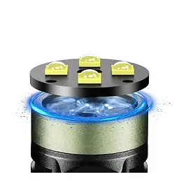 Переносний ліхтар YEMAO YM-F402X-4XPG з USB-зарядкою, магнітним кріпленням, 1x18350/18650, Type-C (52966-F402X_450)